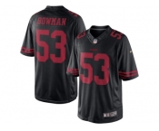 Men's San Francisco 49ers #53 NaVorro Bowman Nike Black Color Rush Limited Jersey
