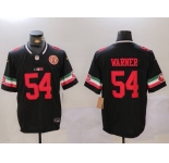 Men's San Francisco 49ers #54 Fred Warner Black F.U.S.E. Mexico With Gate Bridge Patch Vapor Limited Stitched Football Jersey