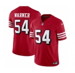Men's San Francisco 49ers #54 Fred Warner New Red 2023 F.U.S.E. Vapor Untouchable Limited Stitched Football Jersey