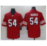 Men's San Francisco 49ers #54 Fred Warner Red Vapor Untouchable Limited Jersey