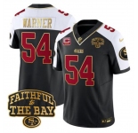 Men's San Francisco 49ers #54 Fred warner Black Alternate 2025 F.U.S.E. 3-Star C With Faithful To The Bay Patch Limited V8 Football Stitched Jersey