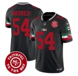 Men's San Francisco 49ers #54 Fred warner Black F.U.S.E. Mexico Faithful To The Bay Patch Vapor Limited Football Stitched Jersey