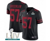 Men's San Francisco 49ers #57 Dre Greenlaw Black Alternate Vapor Untouchable Limited Player Super Bowl LIV Bound Football Jersey