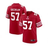 Mens San Francisco 49ers #57 Dre Greenlaw Nike Scarlet Alternate Legend Vapor Limited Jersey