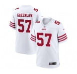 Mens San Francisco 49ers #57 Dre Greenlaw Nike White Alternate Legend Vapor Limited Jersey