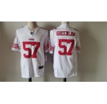 Men's San Francisco 49ers #57 Dre Greenlaw White 2024 F.U.S.E. Vapor Untouchable Limited Stitched Football Jersey