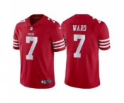 Men's San Francisco 49ers #7 Charvarius Ward Red Vapor Untouchable Limited Stitched Jersey