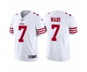 Men's San Francisco 49ers #7 Charvarius Ward White Vapor Untouchable Limited Stitched Jersey