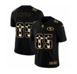 Men's San Francisco 49ers #85 George Kittle Black Jesus Faith Limited Football Jersey