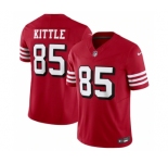 Men's San Francisco 49ers #85 George Kittle New Red 2023 F.U.S.E. Vapor Untouchable Limited Stitched Football Jersey