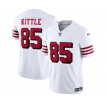 Men's San Francisco 49ers #85 George Kittle New White 2023 F.U.S.E. Vapor Untouchable Limited Stitched Football Jersey