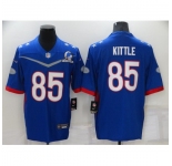 Men's San Francisco 49ers #85 George Kittle Nike Royal 2022 NFC Pro Bowl Limited Player Jersey