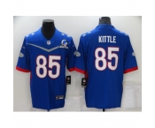 Men's San Francisco 49ers #85 George Kittle Nike Royal 2022 NFC Pro Bowl Limited Player Jersey