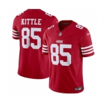 Men's San Francisco 49ers #85 George Kittle Red 2023 F.U.S.E. Vapor Untouchable Limited Stitched Football Jersey