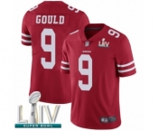 Men's San Francisco 49ers #9 Robbie Gould Red Team Color Vapor Untouchable Limited Player Super Bowl LIV Bound Football Jersey