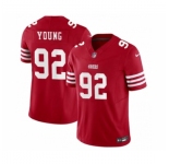 Men's San Francisco 49ers #92 Chase Young Red 2023 F.U.S.E. Football Stitched Jersey