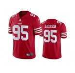 Men's San Francisco 49ers #95 Drake Jackson 2022 Red Vapor Untouchable Stitched Football Jersey