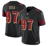 Men's San Francisco 49ers #97 Nick Bosa Black 2025 F.U.S.E. “Rivalries” Vapor Limited Football Stitched Jersey