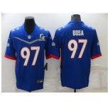 Men's San Francisco 49ers #97 Nick Bosa Nike Royal 2022 NFC Pro Bowl Limited Player Jersey
