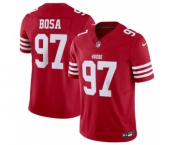 Men's San Francisco 49ers #97 Nick Bosa Red 2023 F.U.S.E. Vapor Untouchable Limited Stitched Football Jersey