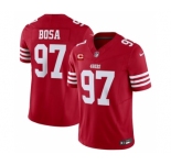 Men's San Francisco 49ers #97 Nick Bosa Red 2023 F.U.S.E. With 1-Star C Patch Vapor Untouchable Limited Football Stitched Jersey