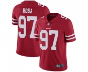 Men's San Francisco 49ers #97 Nick Bosa Red Team Color Vapor Untouchable Limited Player Football Jersey