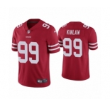 Men's San Francisco 49ers #99 Javon Kinlaw Red Team Color Vapor Untouchable Limited Player Football Jersey