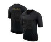 Men's San francisco 49ers #29 Talanoa Hufanga Icon Black Stitched NFL Jersey