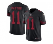 Nike San Francisco 49ers #11 Quinton Patton Black Men's Stitched NFL Limited Rush Jersey