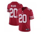 Nike San Francisco 49ers #20 Jimmie Ward Red Team Color Men Stitched NFL Vapor Untouchable Limited Jersey