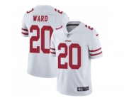 Nike San Francisco 49ers #20 Jimmie Ward White Men Stitched NFL Vapor Untouchable Limited Jersey