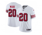 Nike San Francisco 49ers #20 Jimmie Ward White Rush Men Stitched NFL Vapor Untouchable Limited Jersey