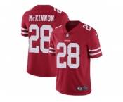 Nike San Francisco 49ers #28 Jerick McKinnon Red Team Color Men Stitched NFL Vapor Untouchable Limited Jersey