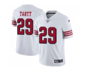 Nike San Francisco 49ers #29 Jaquiski Tartt White Rush Men Stitched NFL Vapor Untouchable Limited Jersey