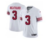 Nike San Francisco 49ers #3 C.J. Beathard White Rush Men Stitched NFL Vapor Untouchable Limited Jersey