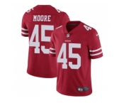 Nike San Francisco 49ers #45 Tarvarius Moore Red Team Color Men Stitched NFL Vapor Untouchable Limited Jersey
