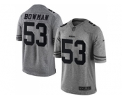 Nike San Francisco 49ers #53 NaVorro Bowman Gray jerseys(Limited)