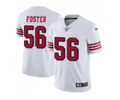 Nike San Francisco 49ers #56 Reuben Foster White Rush Men Stitched NFL Vapor Untouchable Limited Jersey