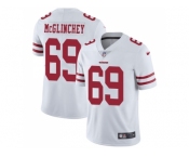 Nike San Francisco 49ers #69 Mike McGlinchey White Men Stitched NFL Vapor Untouchable Limited Jersey