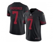 Nike San Francisco 49ers #7 Colin Kaepernick Black Men's Stitched NFL Limited Rush Jersey