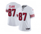 Nike San Francisco 49ers #87 Dwight Clark White Rush Men Stitched NFL Vapor Untouchable Limited Jersey
