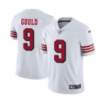Nike San Francisco 49ers #9 Robbie Gould White Color Rush Vapor Limited Jersey