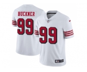 Nike San Francisco 49ers #99 DeForest Buckner White Rush Men Stitched NFL Vapor Untouchable Limited Jersey