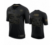 San Francisco 49ers #55 Dee Ford Black 2020 Salute To Service Limited Jersey