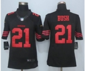 nike nfl jerseys san francisco 49ers #21 bush black[nike Limited][bush]