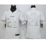 nike nfl jerseys san francisco 49ers #21 bush white Platinum[nike limited][bush]