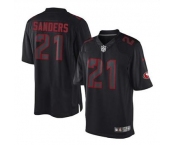 nike nfl jerseys san francisco 49ers #21 sanders black[nike impact limited][sanders]