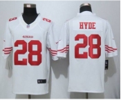 nike nfl jerseys san francisco 49ers #28 hyde white[nike Limited]