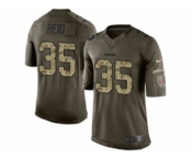 nike nfl jerseys san francisco 49ers #35 reid army green[nike Limited Salute To Service]