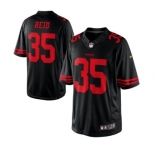 nike nfl jerseys san francisco 49ers #35 reid black[nike Limited]